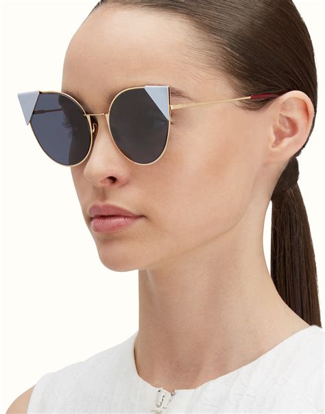 fendi lei pink gold metal sunglasses|Fendi unisex sunglasses.